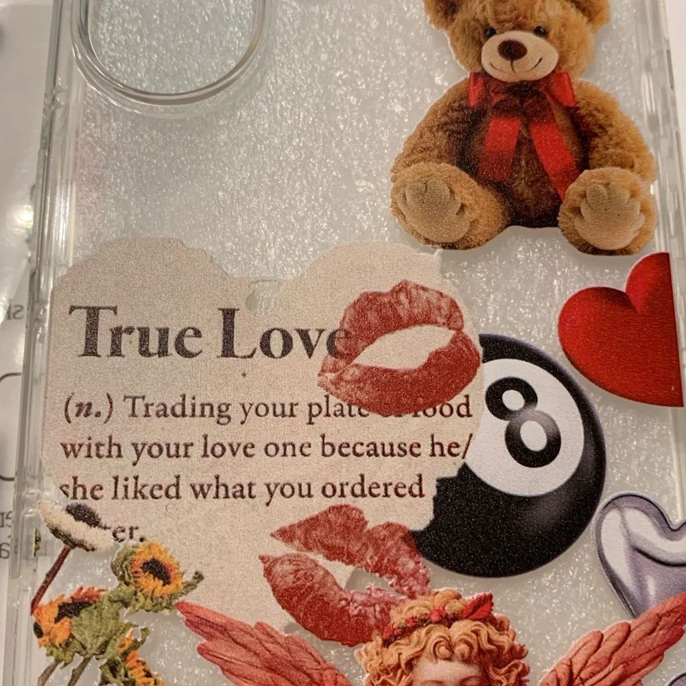iPhone 16 Plus Valentine Day Clear Case